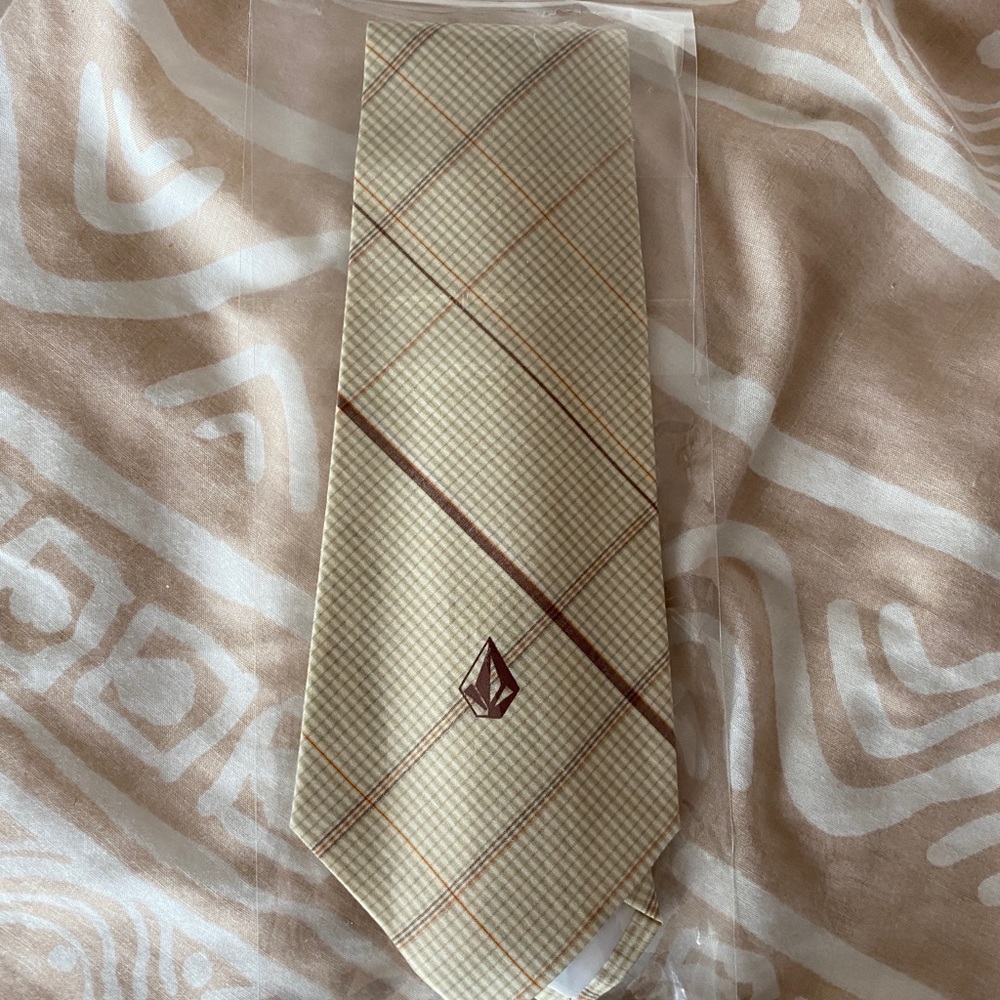 Volcom plaid tie from trade show last of them